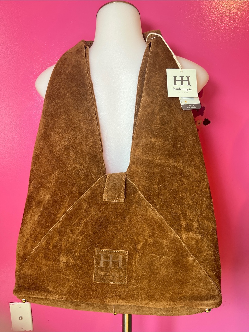 Haute Hippie Brown Suede Shoulder Bag - Picture 4 of 6